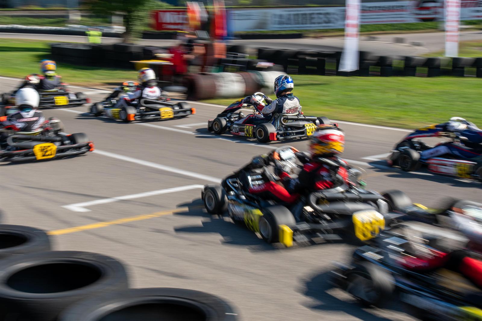 Kart race at Rotax Cup Wohlen